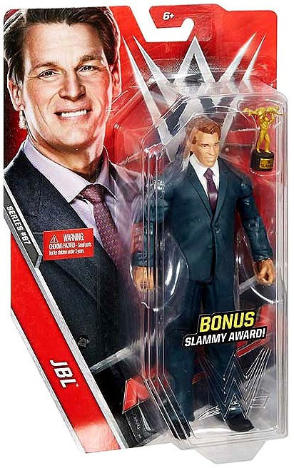 WWE Wrestling Series 67 JBL 6 Action Figure Bonus Slammy Award Mattel