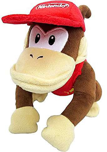 Super Mario Diddy Kong 7 Plush Little Buddy ToyWiz