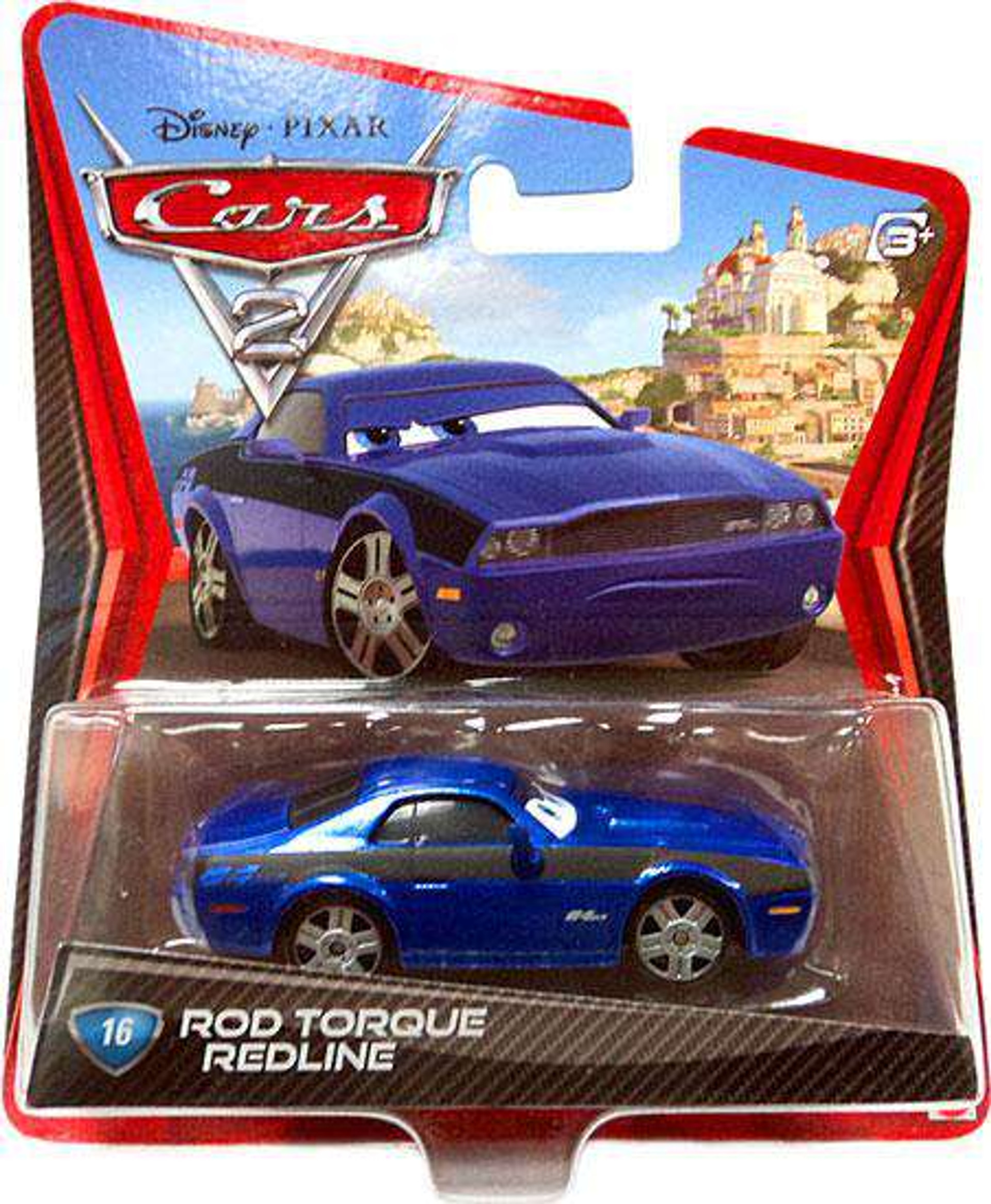 Disney Pixar Cars Cars 2 Main Series Rod Torque Redline 155 Diecast Car