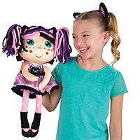 FlipZee Girls Zuri Kitty Plush Doll Caucasian Jay at Play ToyWiz