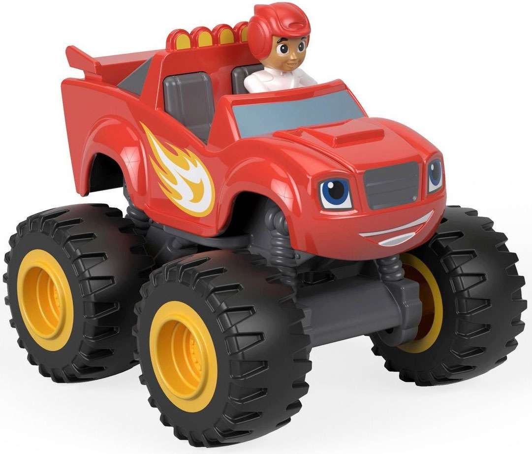 Fisher Price Blaze the Monster Machines Nickelodeon Blaze AJ Diecast Car ToyWiz