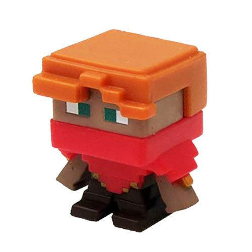 Minecraft Minifigure 3rd series 3 pack MOOSHROOM, ZOMBIE IN FLAMES, SLIME CUBE e