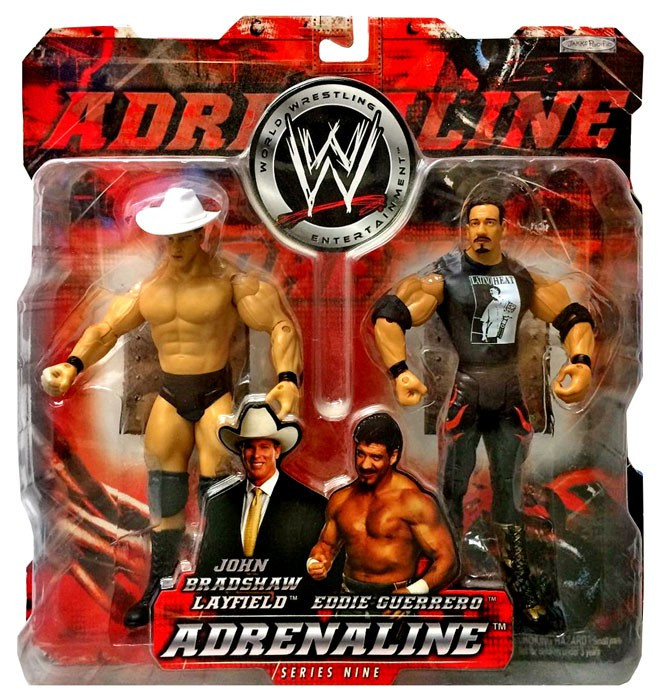 WWE Wrestling Adrenaline Series 9 John Bradshaw Layfield Eddie Guerrero