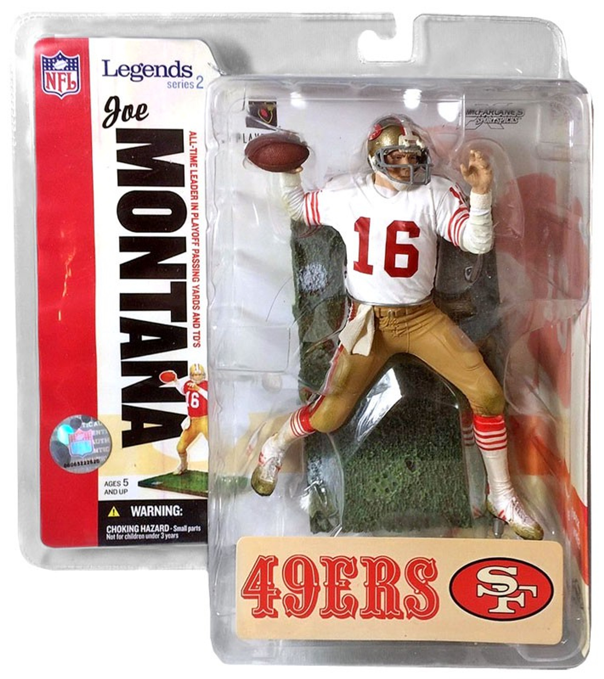 McFarlane Toys NFL San Francisco 49ers Sports Picks Legends Series 2