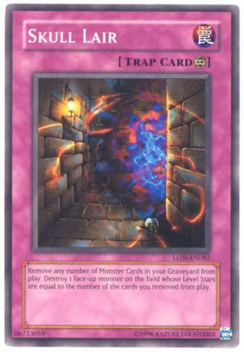 YuGiOh Labyrinth of Nightmare Single Card Common Skull Lair LON082