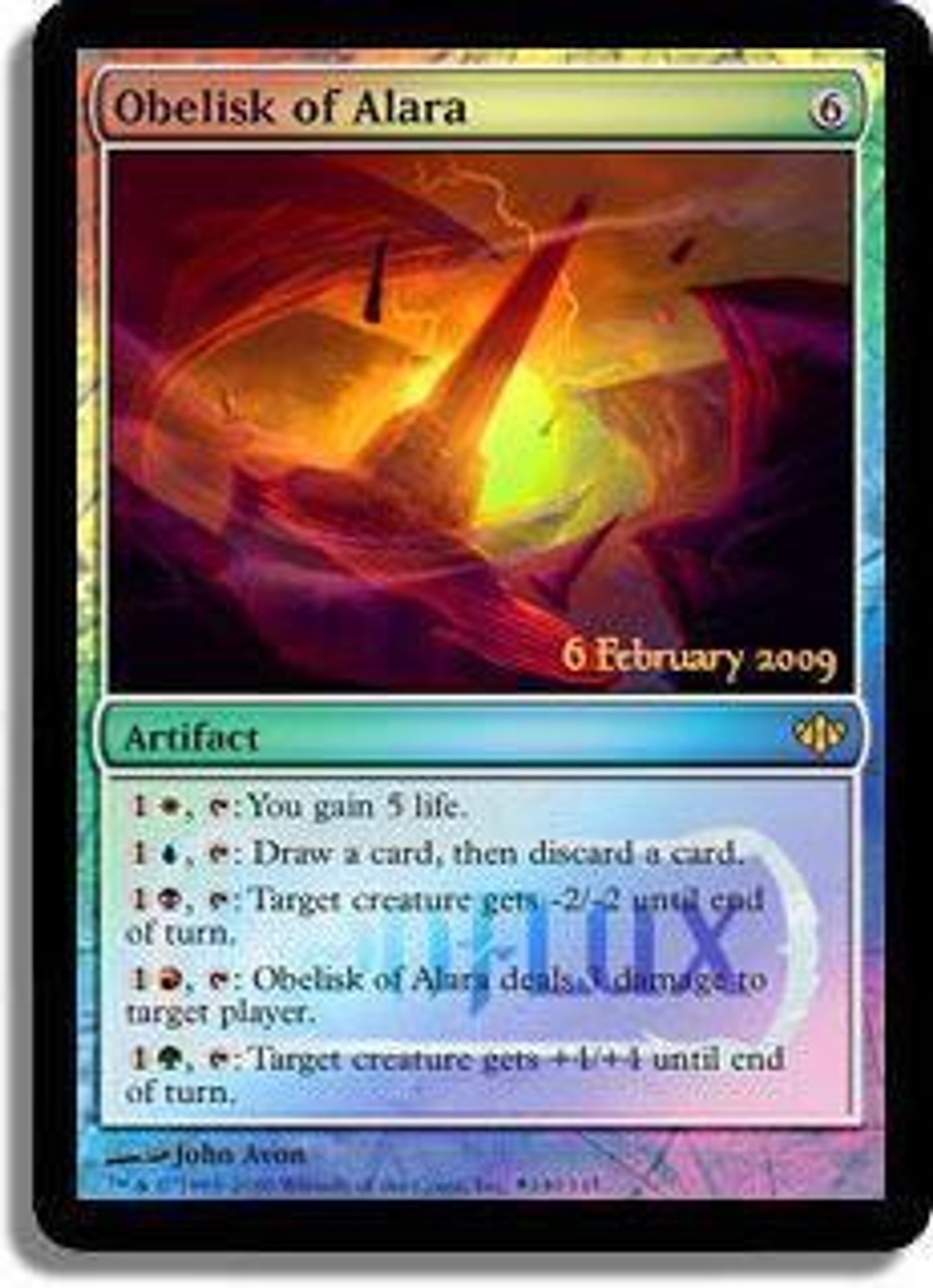 Magic The Gathering Prerelease Release Single Card Promo Obelisk of