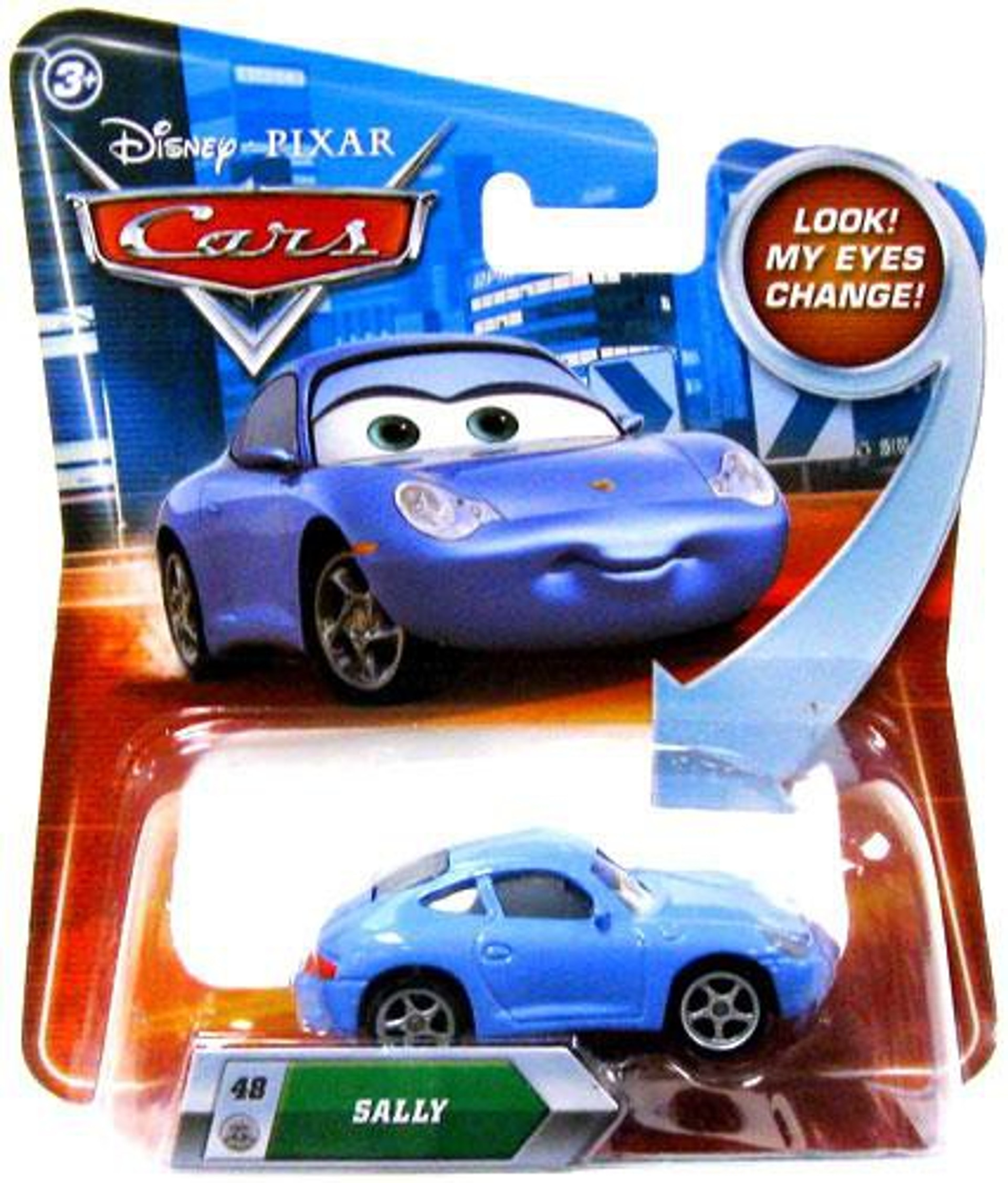 Disney Pixar Cars Lenticular Eyes Series 2 Sally 155 Diecast Car Mattel