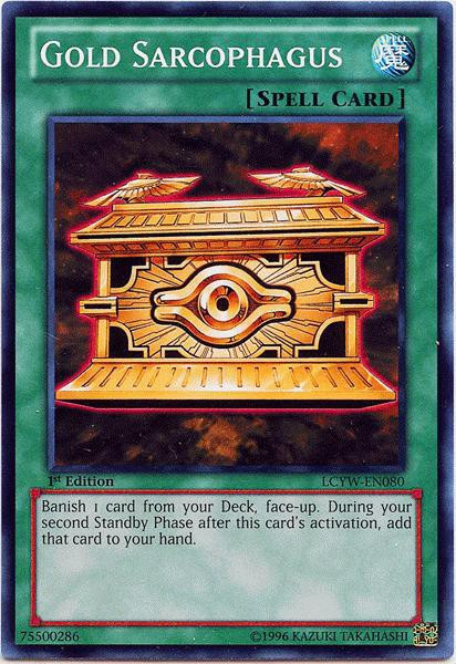 Yu-Gi-Oh! Gold Sarcophagus (RA02-EN052) - 1st Edition Ultra Rare - Set Of 3 Cards
