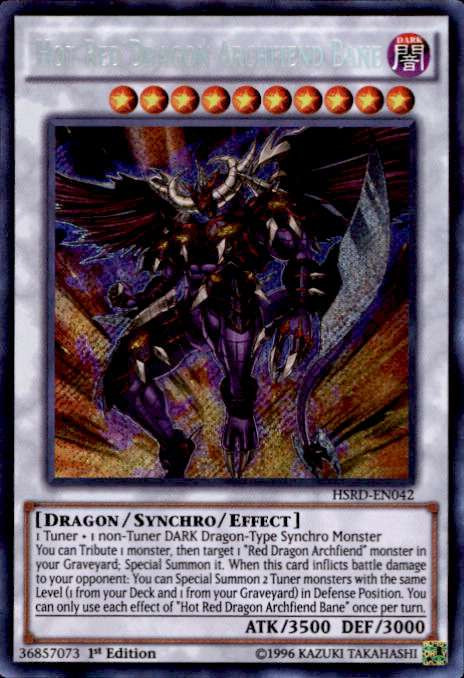 Yu-Gi-Oh! Carta Hot Red Dragon Archfiend Abyss (HSRD-EN041) - High-Speed Riders - 1st Edition - Ultra Rara