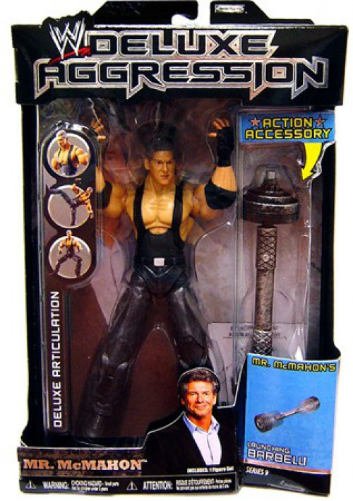WWE Wrestling Deluxe Aggression Series 9 Mr. McMahon Action Figure