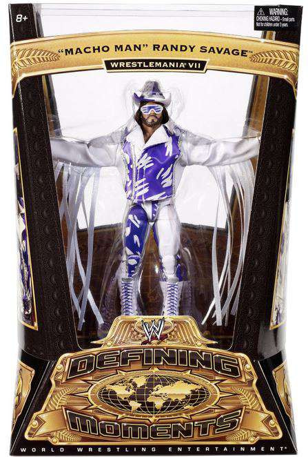 WWE Wrestling Defining Moments Series 1 Macho Man Randy Savage Action