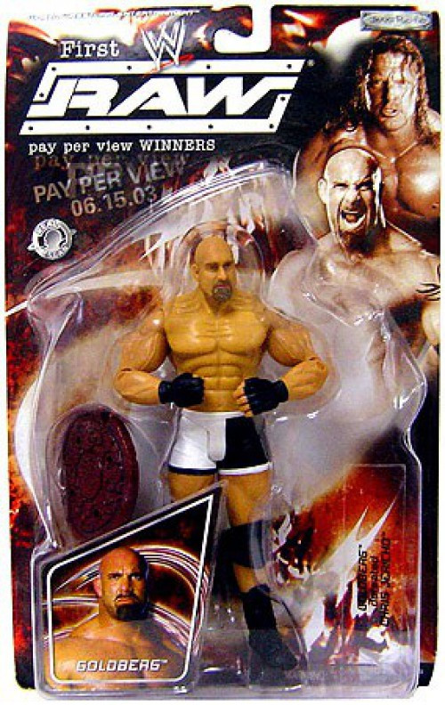 WWE Wrestling First Raw PPV Winners Goldberg Action Figure Jakks