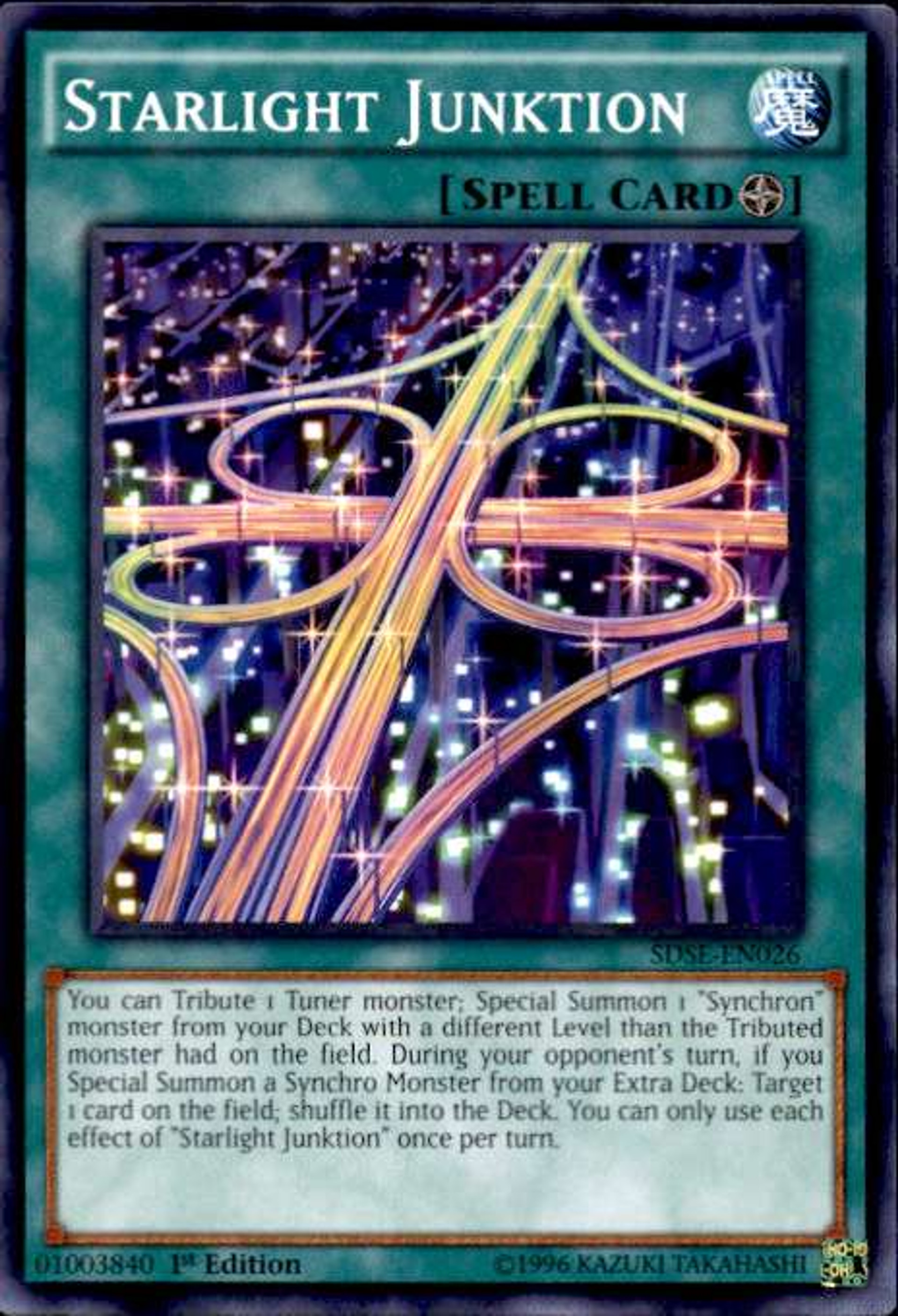 YuGiOh Synchron Extreme Structure Deck Common Starlight Junktion SDSE-EN026YuGiOh Synchron Extreme Structure Deck Common Starlight Junktion SDSE-EN026