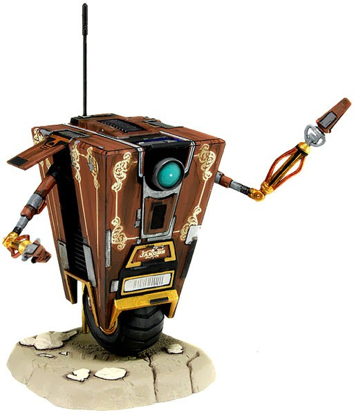 NECA Borderlands Claptrap Action Figure Jakobs ToyWiz