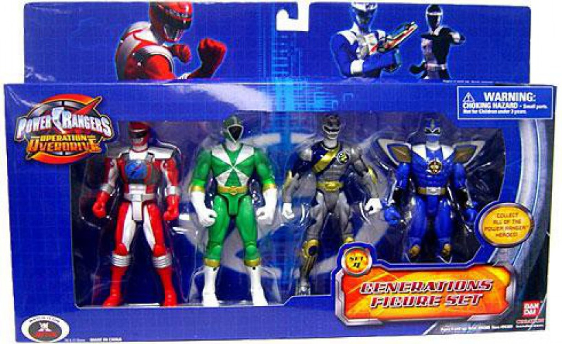 Power Rangers Operation Overdrive Generations Figure Set 4 Exclusive ...