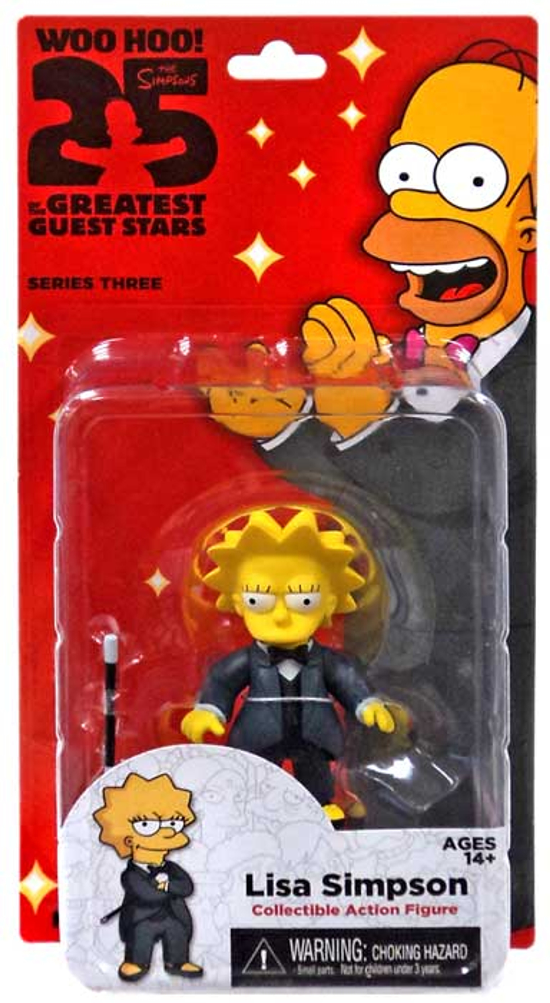 Neca The Simpsons Greatest Guest Stars Series 3 Lisa Simpson 5 Action Figure Toywiz 