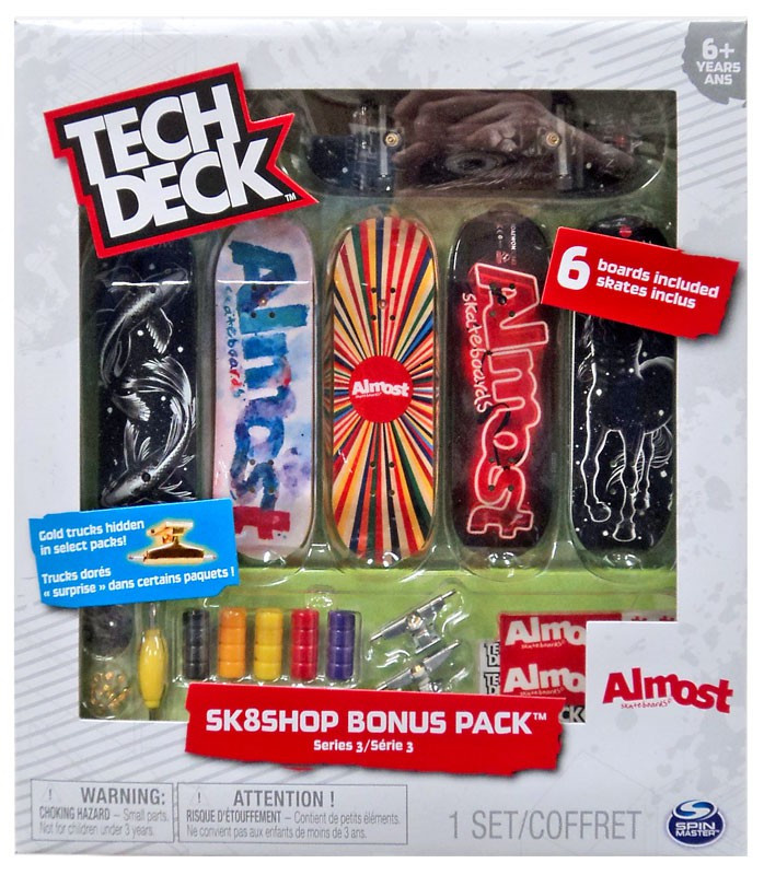 Tech Deck Series 3 Sk8shop Bonus Pack Almost Spin Master - ToyWiz