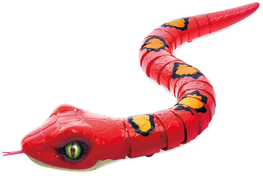 Robo Alive Slithering Snake Robotic Pet Figure Green Zuru Toys ToyWiz