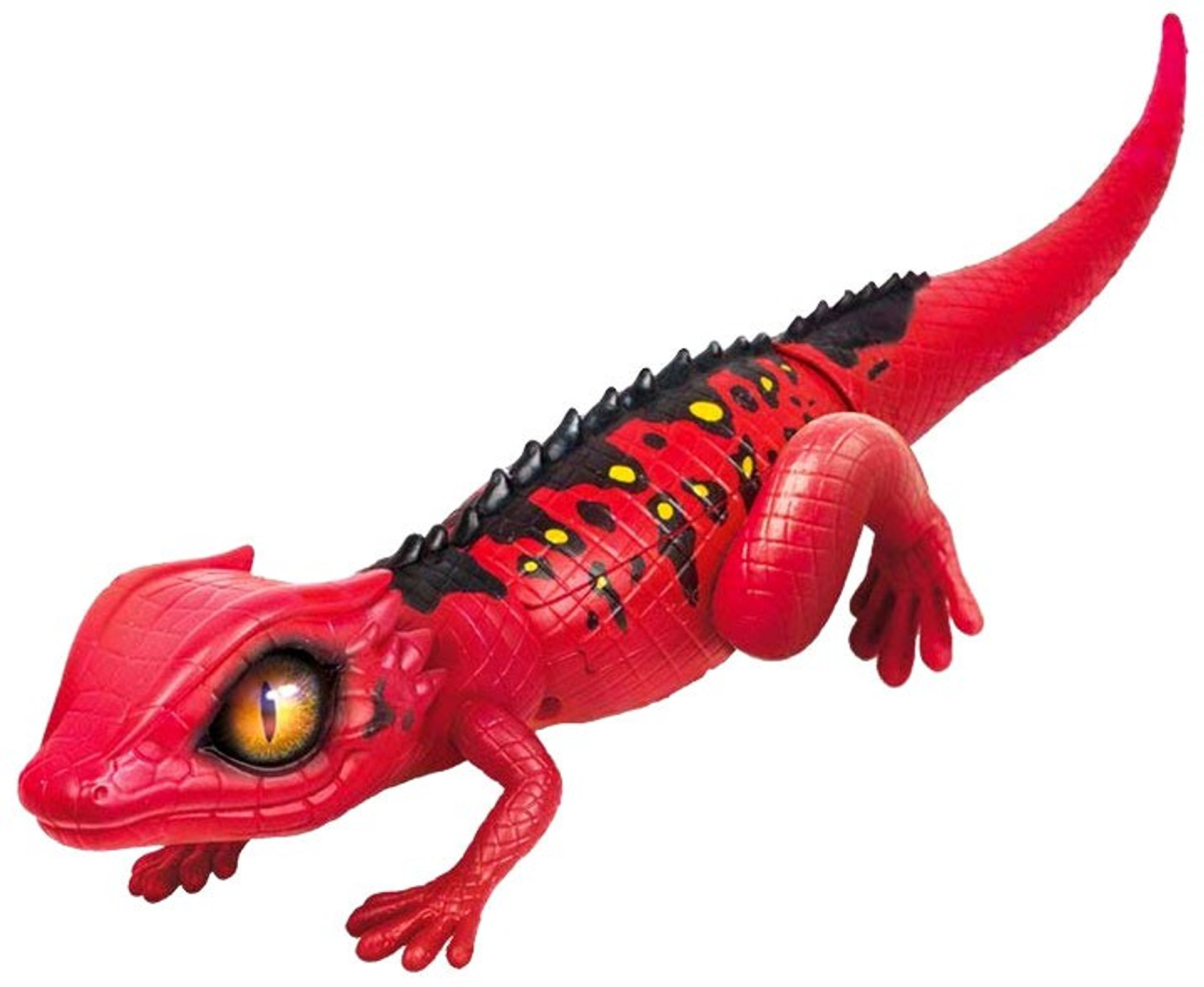 Robo Alive Lurking Lizard Robotic Pet Figure Red Black Zuru Toys ToyWiz