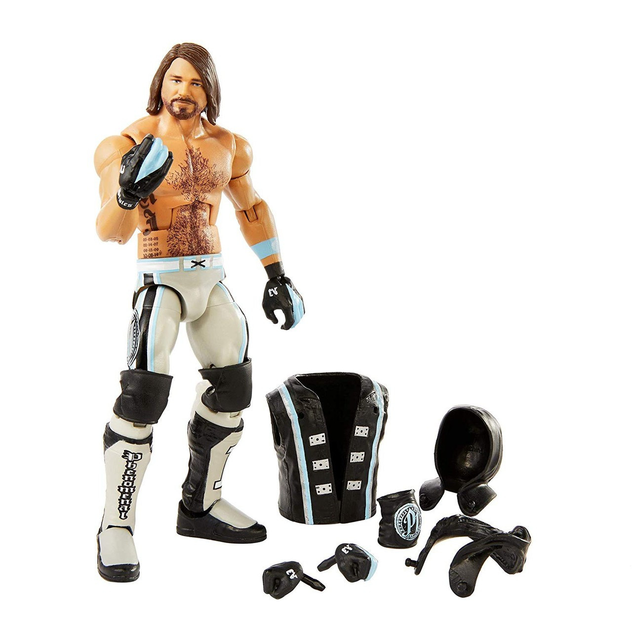 WWE AJ Styles Elite Top Picks Action Figure - Giochi e Prodotti per l