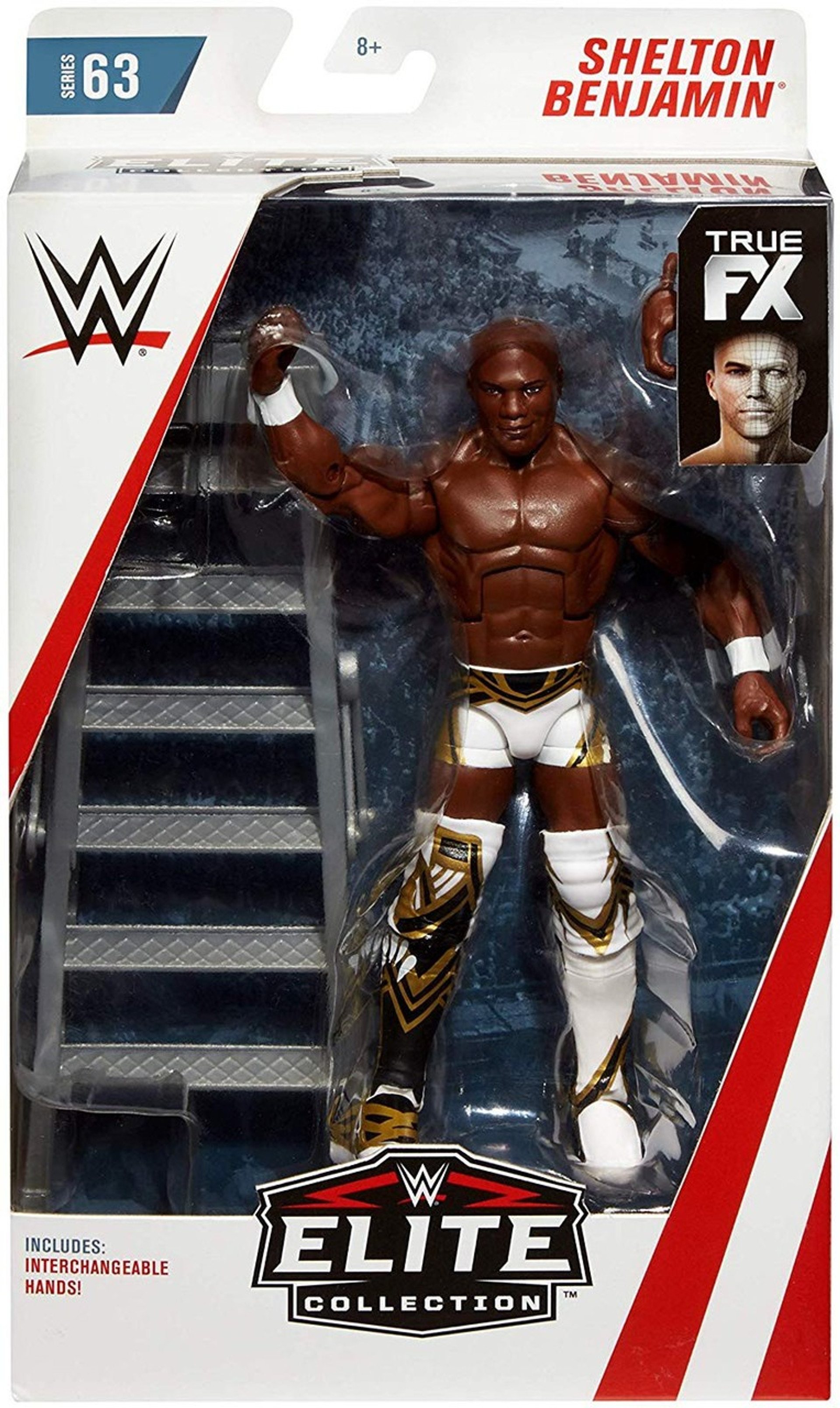 Wwe Wrestling Elite Collection Series 63 Shelton Benjamin 7 Action Figure Mattel Toys Toywiz 7190