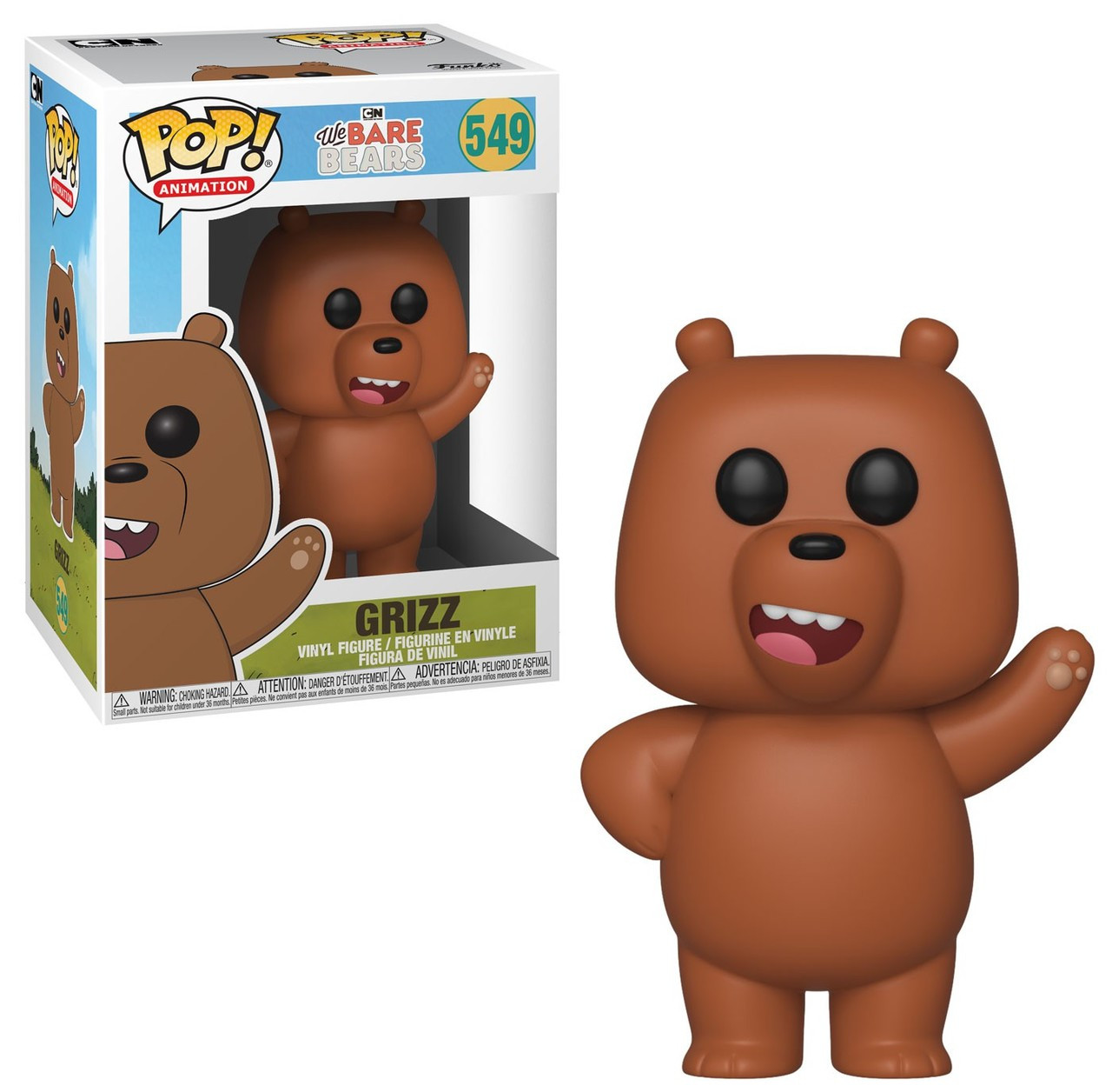 Funko Pop! Animation: We Bare Bears-Grizz Collectible Figure