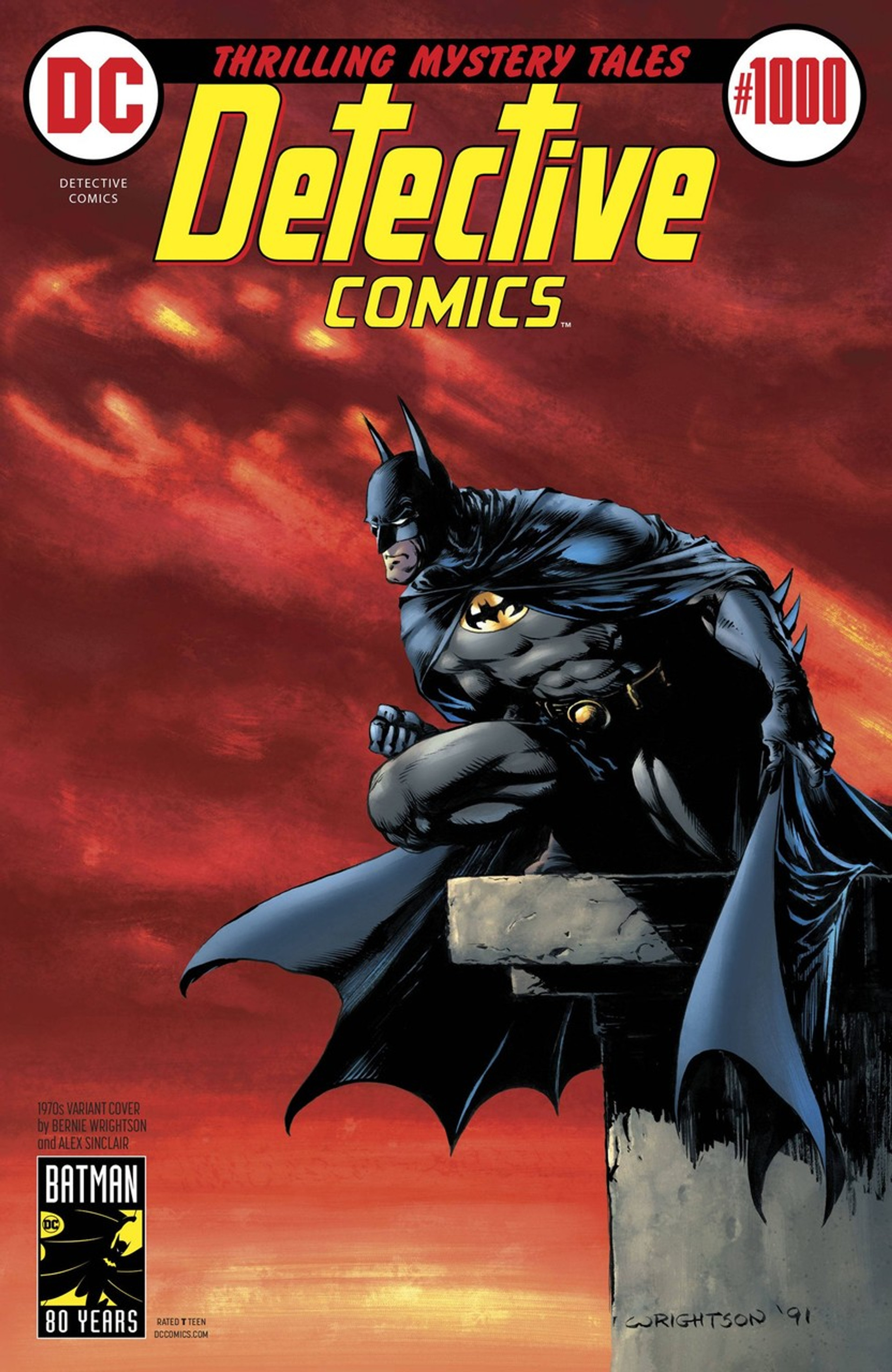 Dc Detective Comics Comic Book 1000 1970s Variant Cover Dc