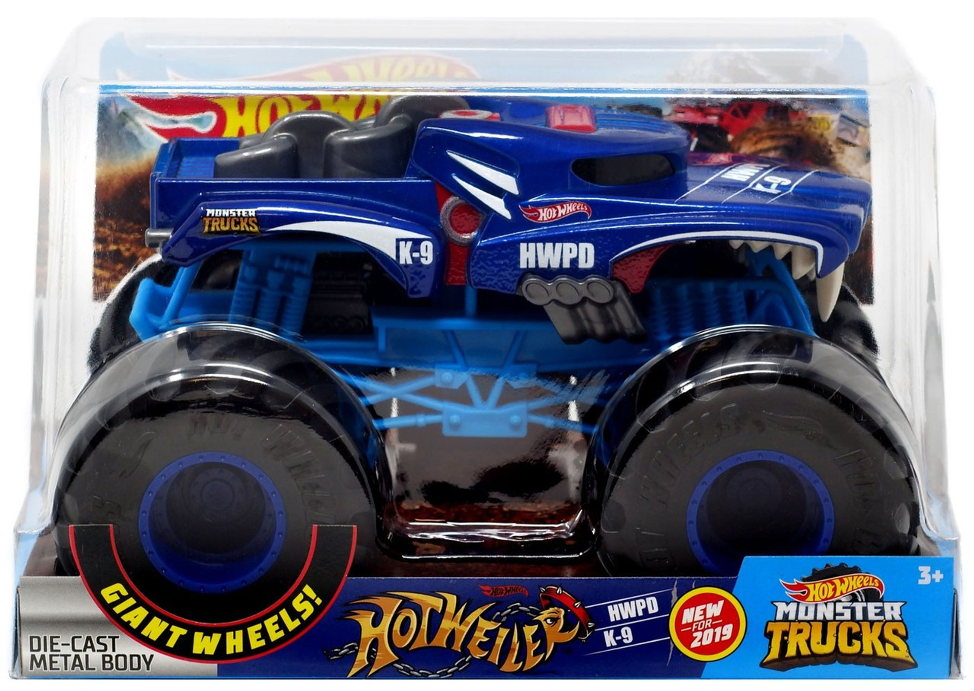 Hot Wheels Monster Trucks Hotweiler 124 Diecast Car 124 Mattel Toys Toywiz 