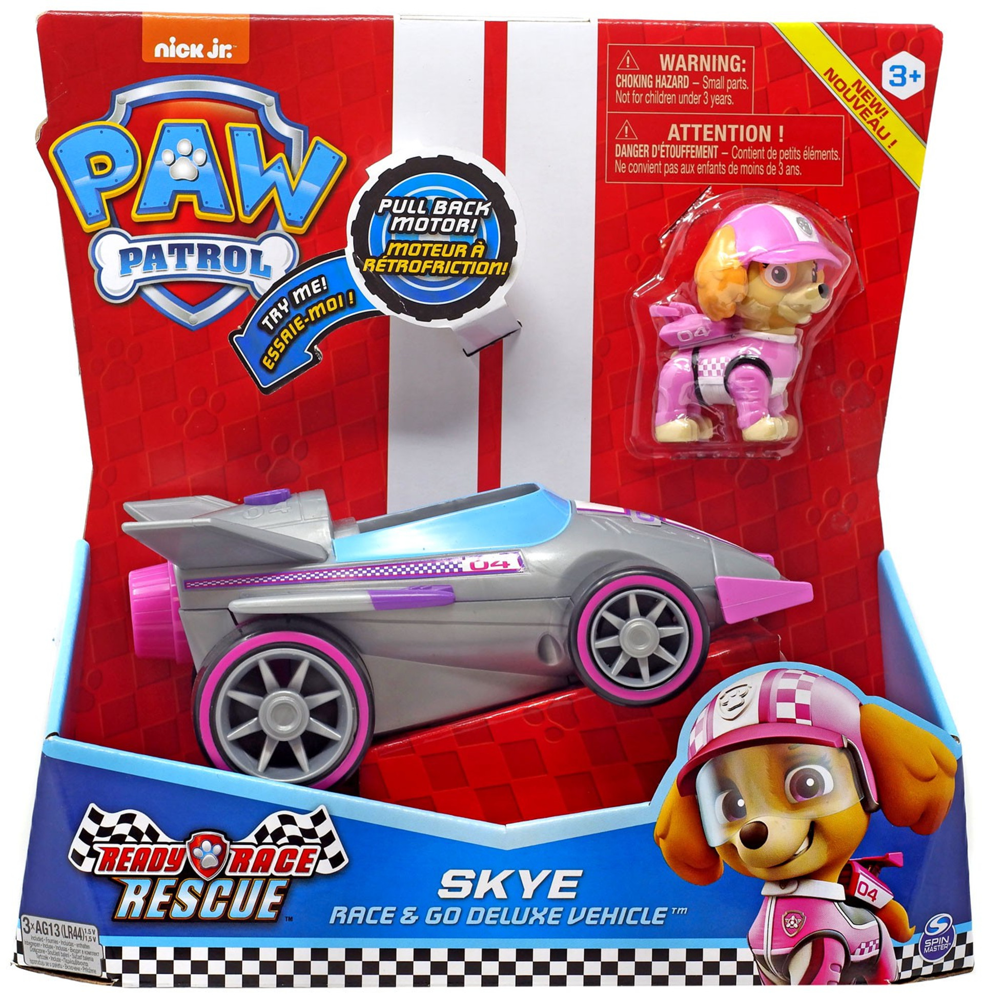 Paw Patrol Ready Race Rescue Race Go Skye Vehicle Figure Spin Master