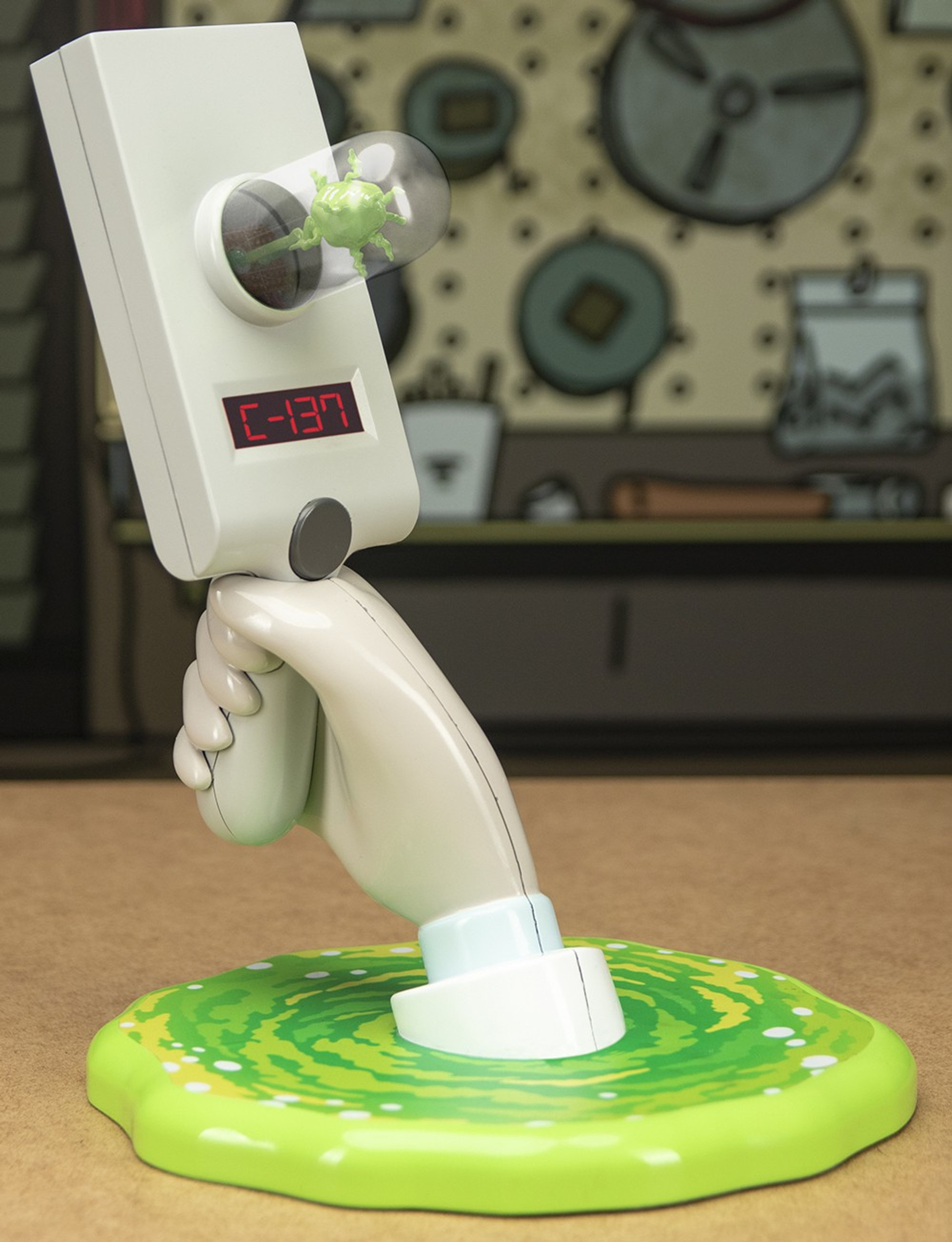 Rick Morty Portal Gun 10 Tabletop Light Paladone - ToyWiz