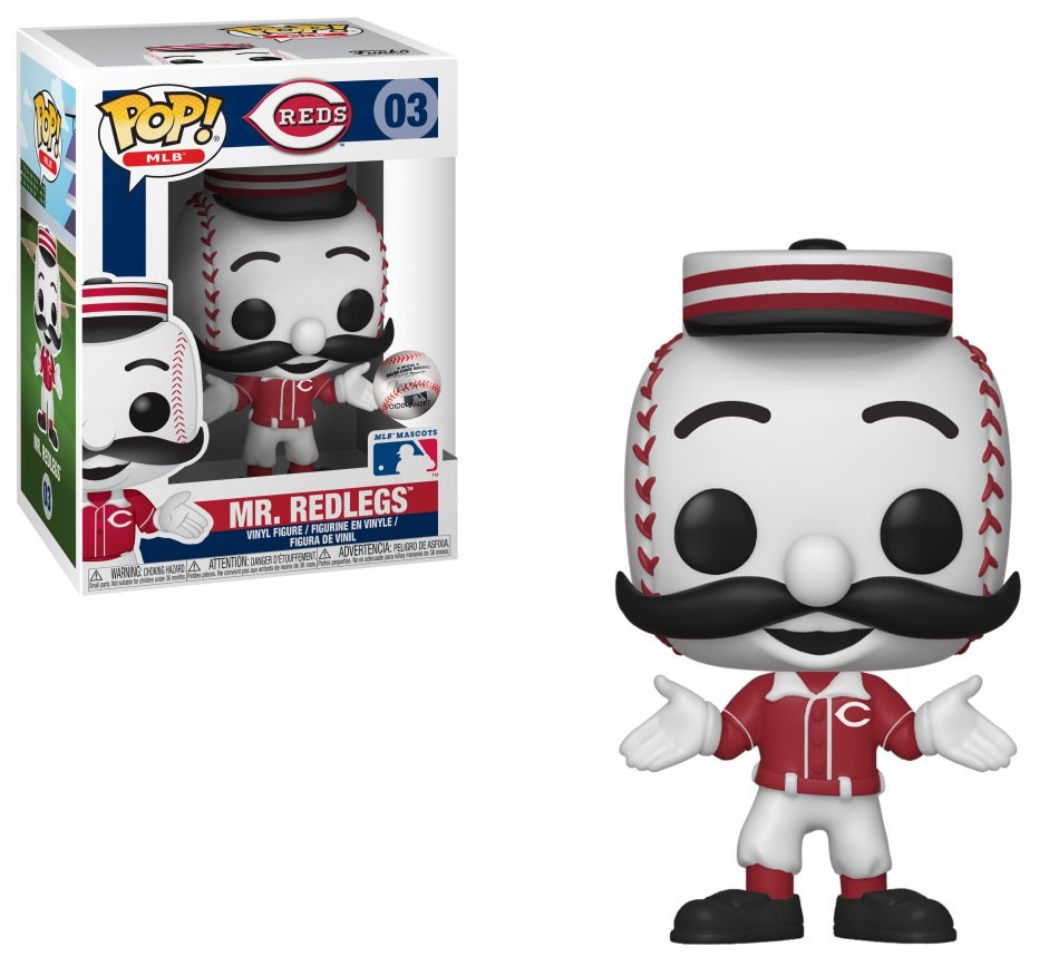 Funko MLB Cincinatti Reds POP Sports Baseball Mr. Redlegs Vinyl Figure