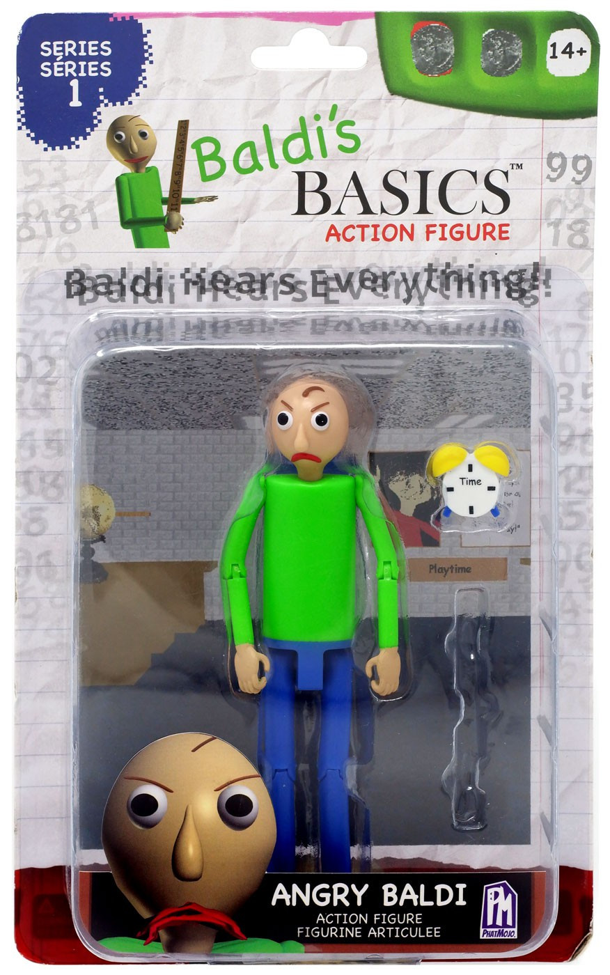Baldis Basics Series 1 Baldi 11 Plush Angry PhatMojo ToyWiz