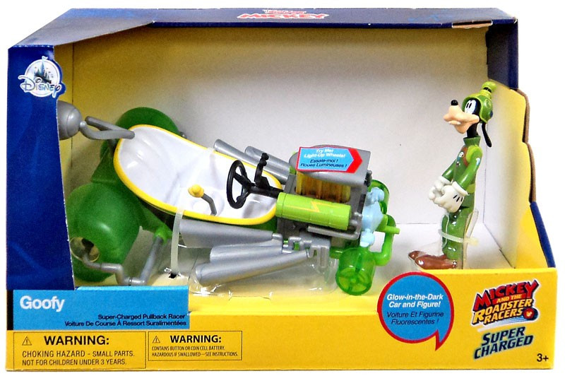 Disney Mickey Roadster Racers Super Charged Goofy Exclusive Pullback ...