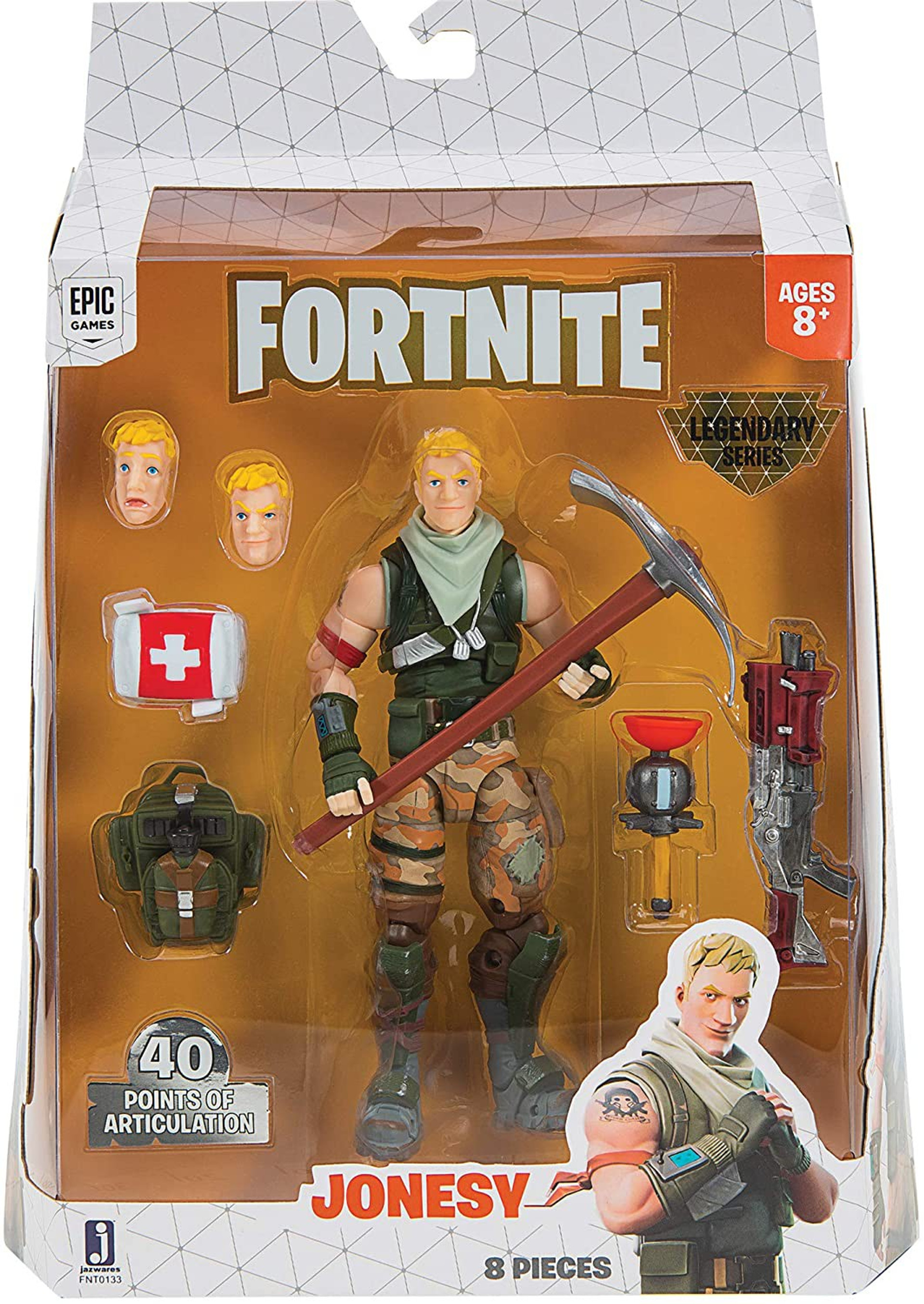 Fortnite Legendary Series Jonesy 6 Action Figure Jazwares ToyWiz