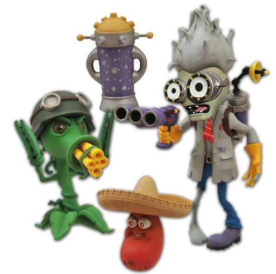 Plants vs. Zombies Garden Warfare Scientist vs. Gatling Pea 5 Action