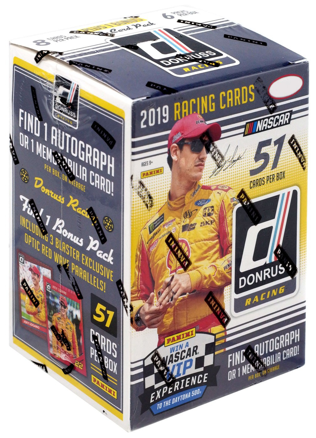 NASCAR Panini 2019 Donruss Racing Trading Card BLASTER Box 6 Packs ToyWiz