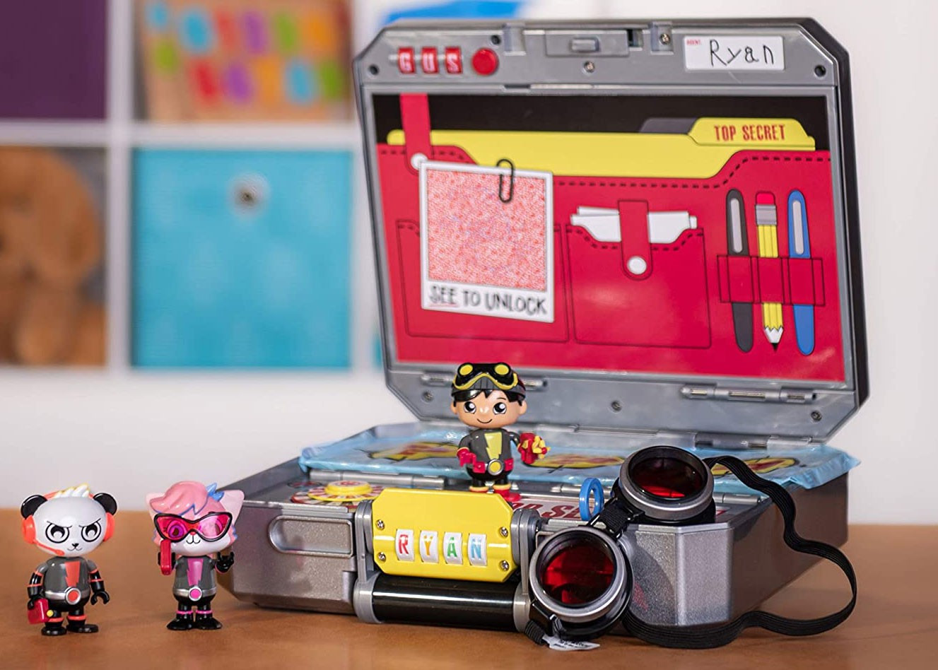 Ryans World Super Spy Mystery Mission Case Exclusive Set Pocket Watch