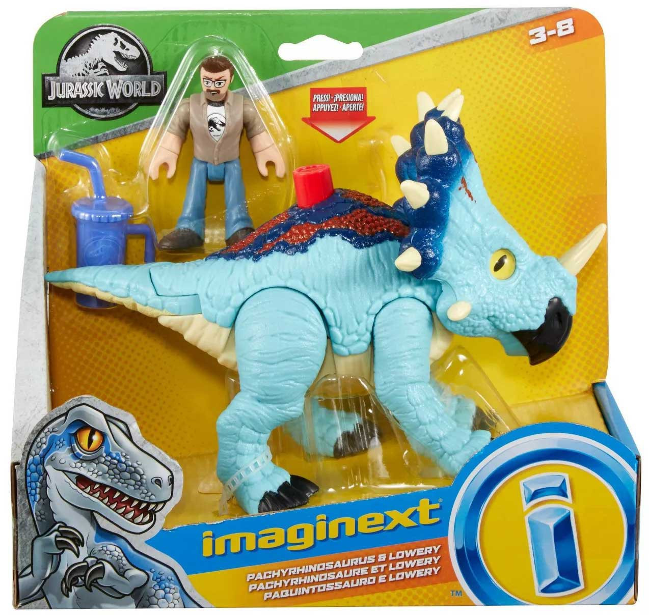 Fisher Price Jurassic World Imaginext Pachyrhinosaurus Lowery Figure