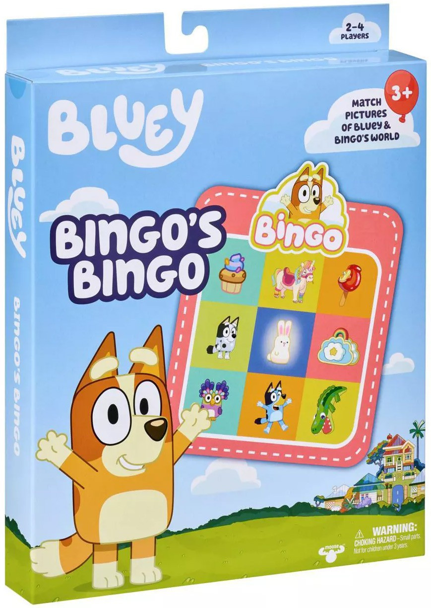 Bluey Bingos Bingo Game Moose Toys ToyWiz