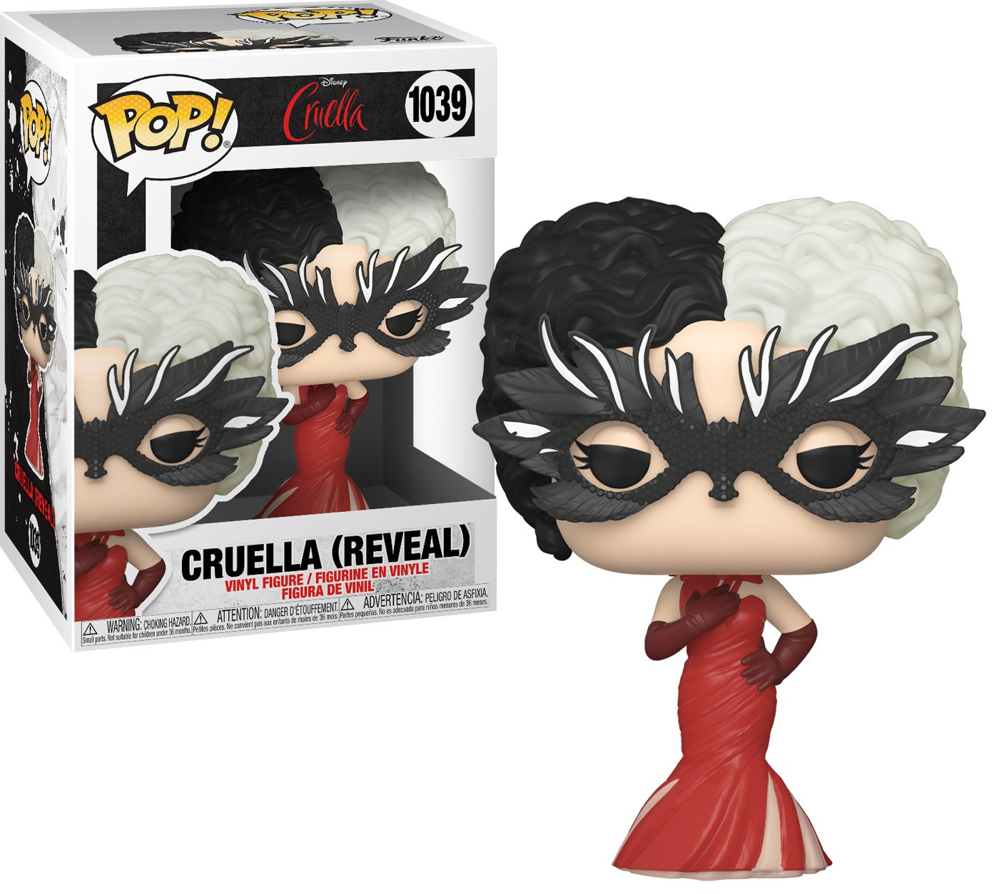 Funko Disney Cruella POP Disney Cruella Vinyl Figure 1039 Reveal - ToyWiz