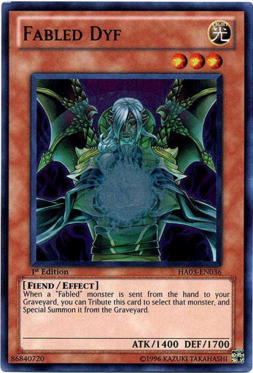 Yu-Gi-Oh! Fabled Raven Card (DT07-EN012) - Duel Terminal 7A Parallel Rare - Tuner Monster - View #11