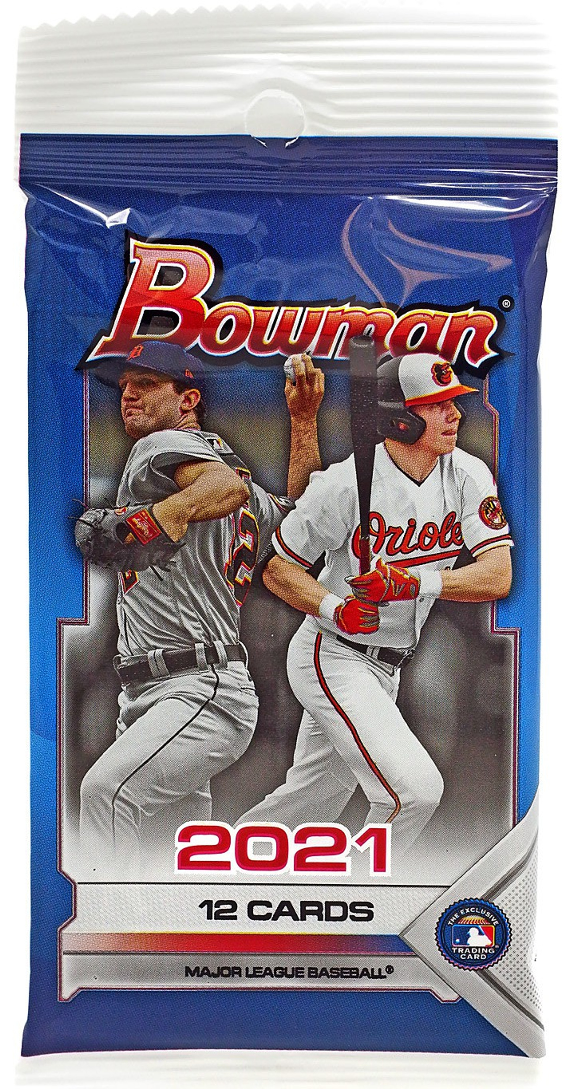 MLB Topps 2021 Bowman Baseball Trading Card RETAIL Pack 12 Cards ToyWiz