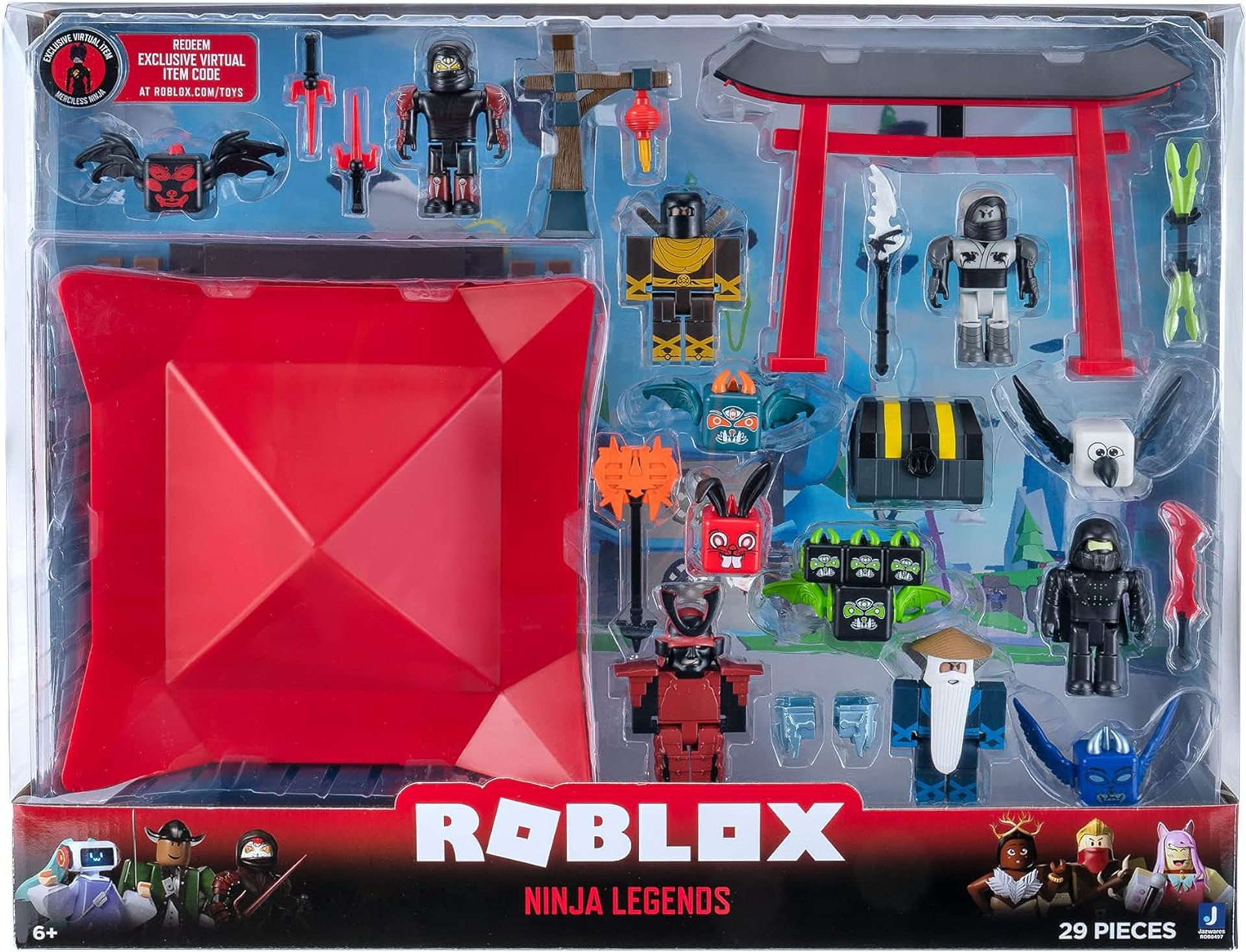 Roblox Ninja Legends Deluxe Figure Set Jazwares ToyWiz