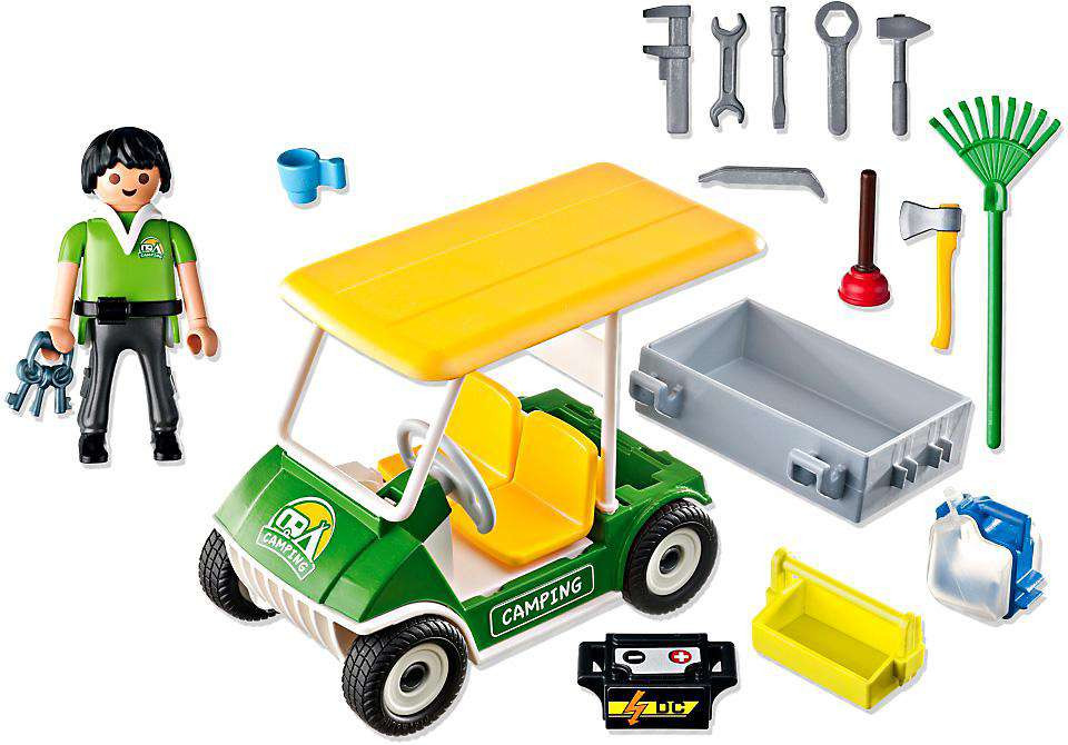 Playmobil Summer Fun Camping Service Cart Set 5437 ToyWiz