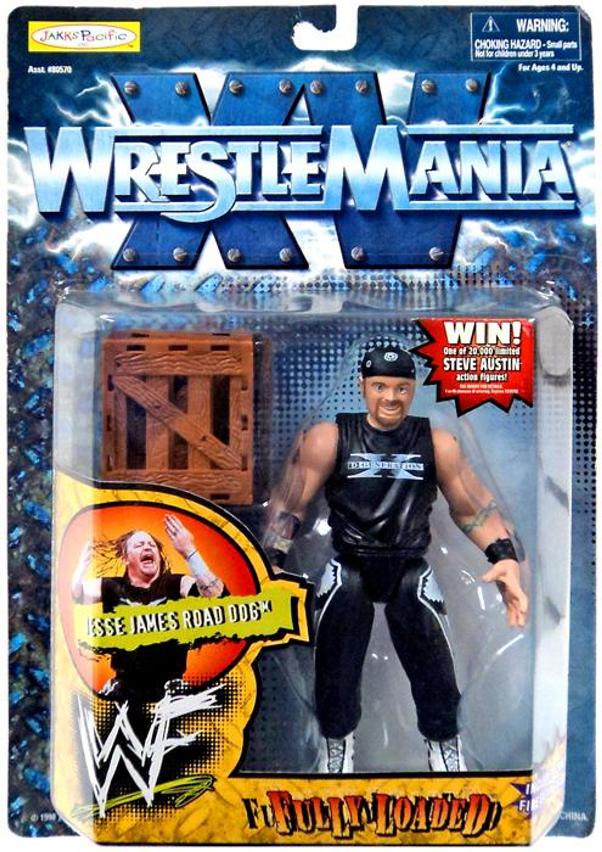 WWE Wrestling WWF WrestleMania 15 Jesse James Road Dog 6 Action Figure ...
