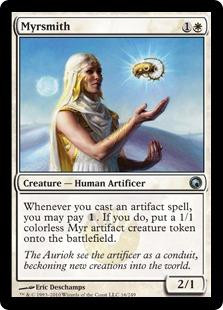 Magic The Gathering Scars of Mirrodin Single Card Uncommon Myrsmith 16 ...