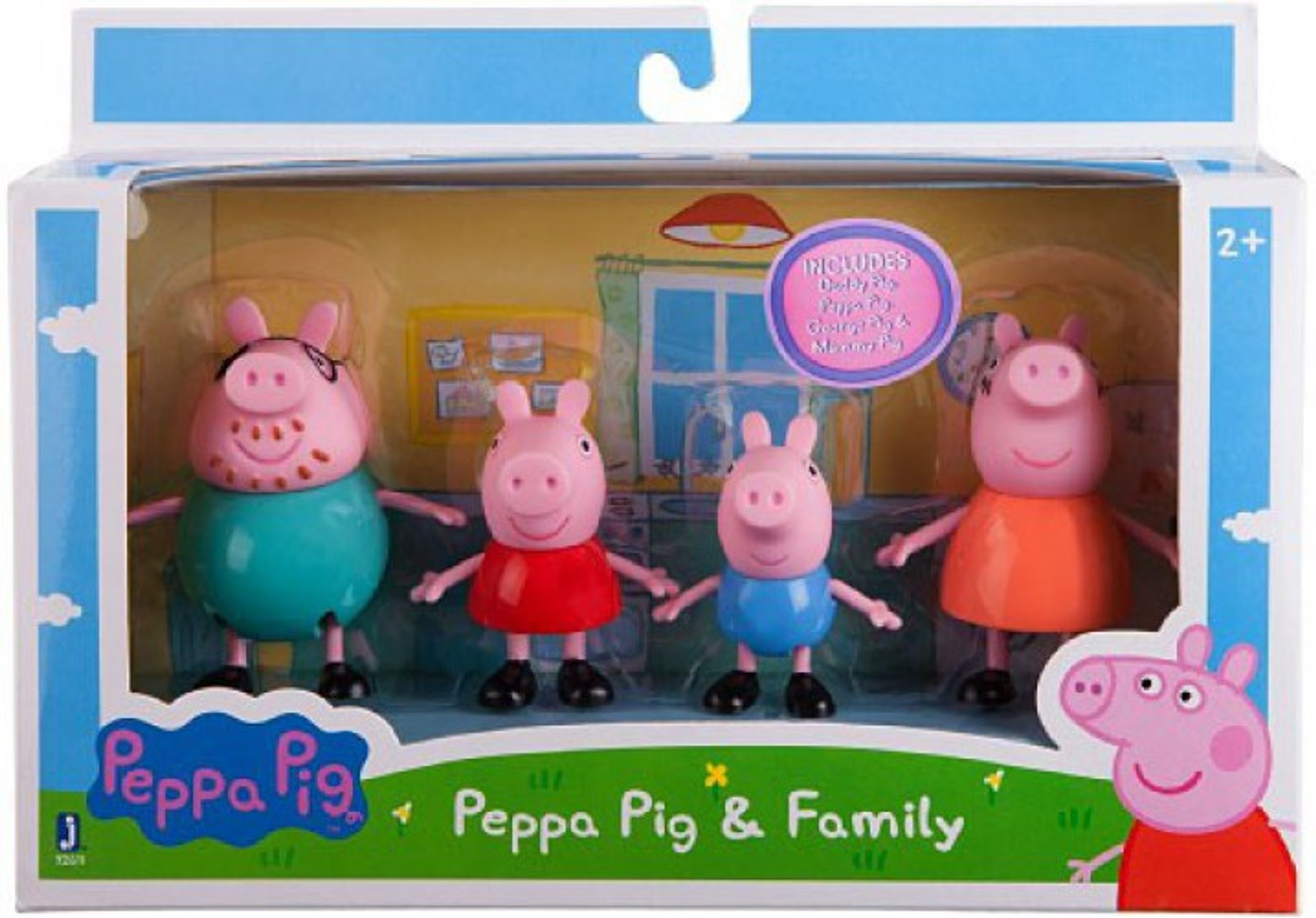 Peppa Pig Peppa Pig Family Figure 4Pack Rebecca Rabbit, Peppa, Suzy