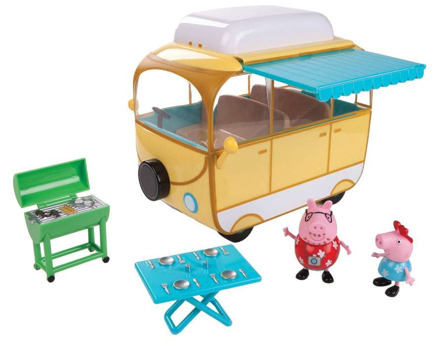 Peppa Pig Peppa Pigs Campervan Playset Jazwares ToyWiz