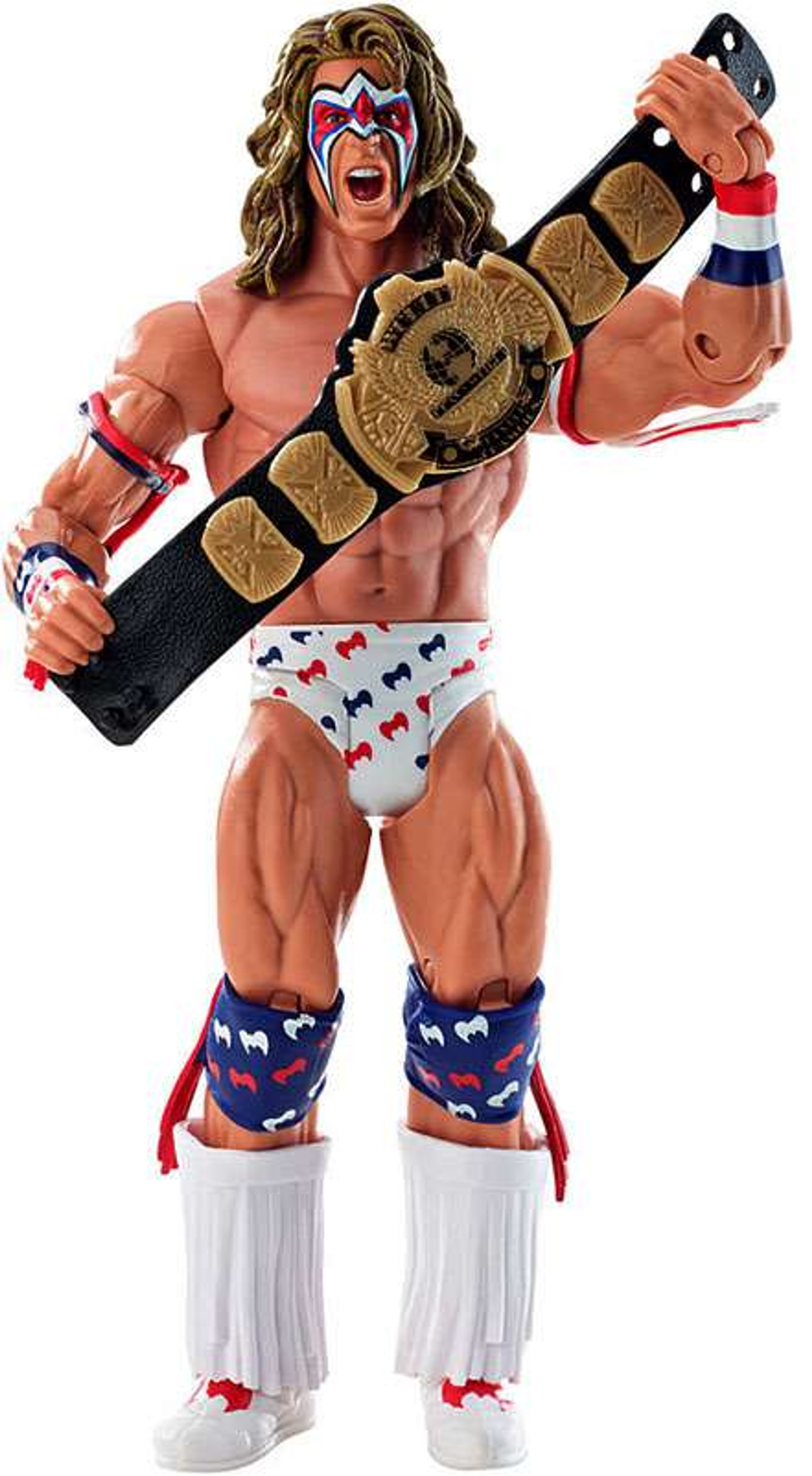 WWE Wrestling Champions Ultimate Warrior Exclusive Action Figure Winged