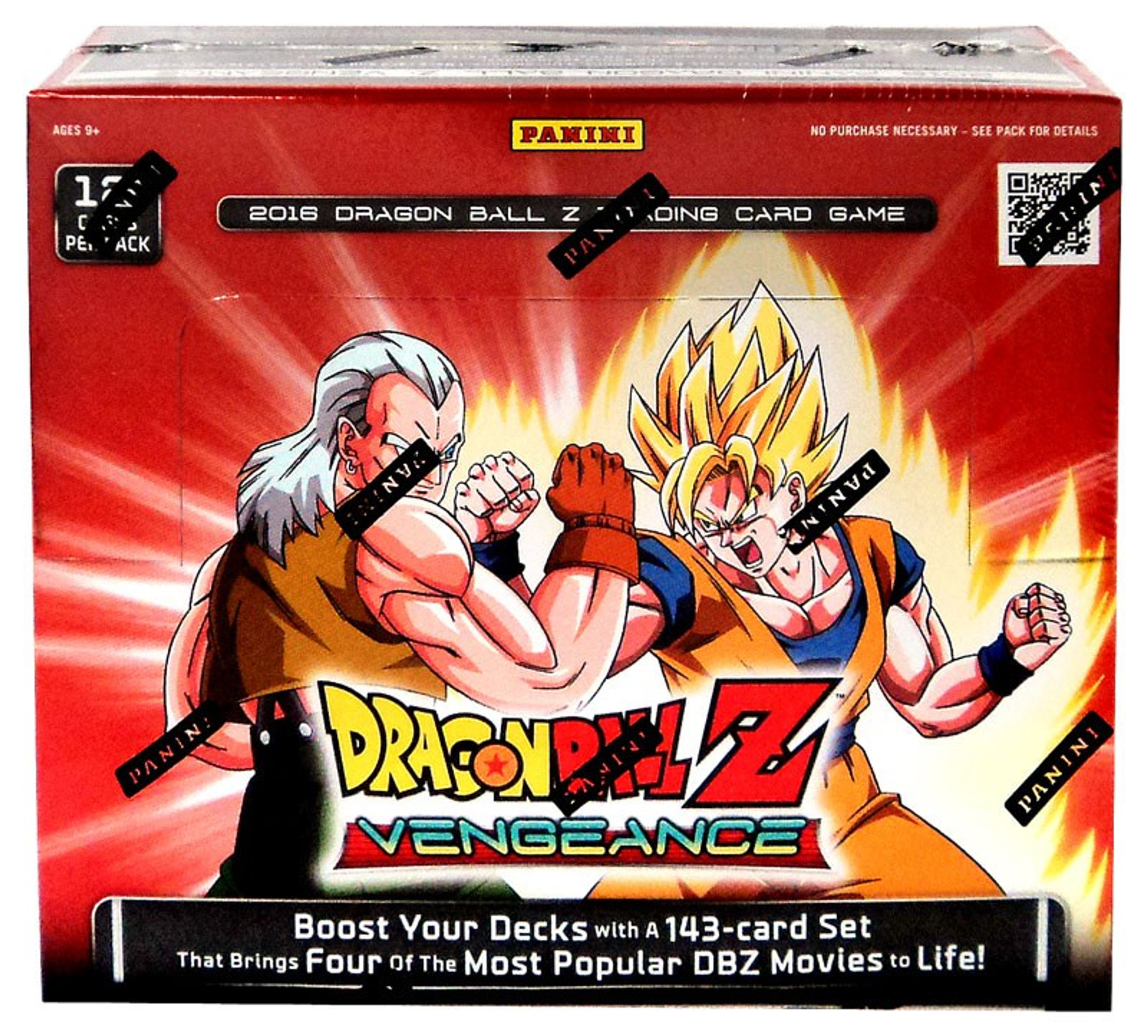 Dragon Ball Z Collectible Card Game Vengeance Booster Box 24 Packs Panini ToyWiz Dragon Ball Z Collectible Card Game Vengeance Booster Box 24 Packs Panini ToyWiz